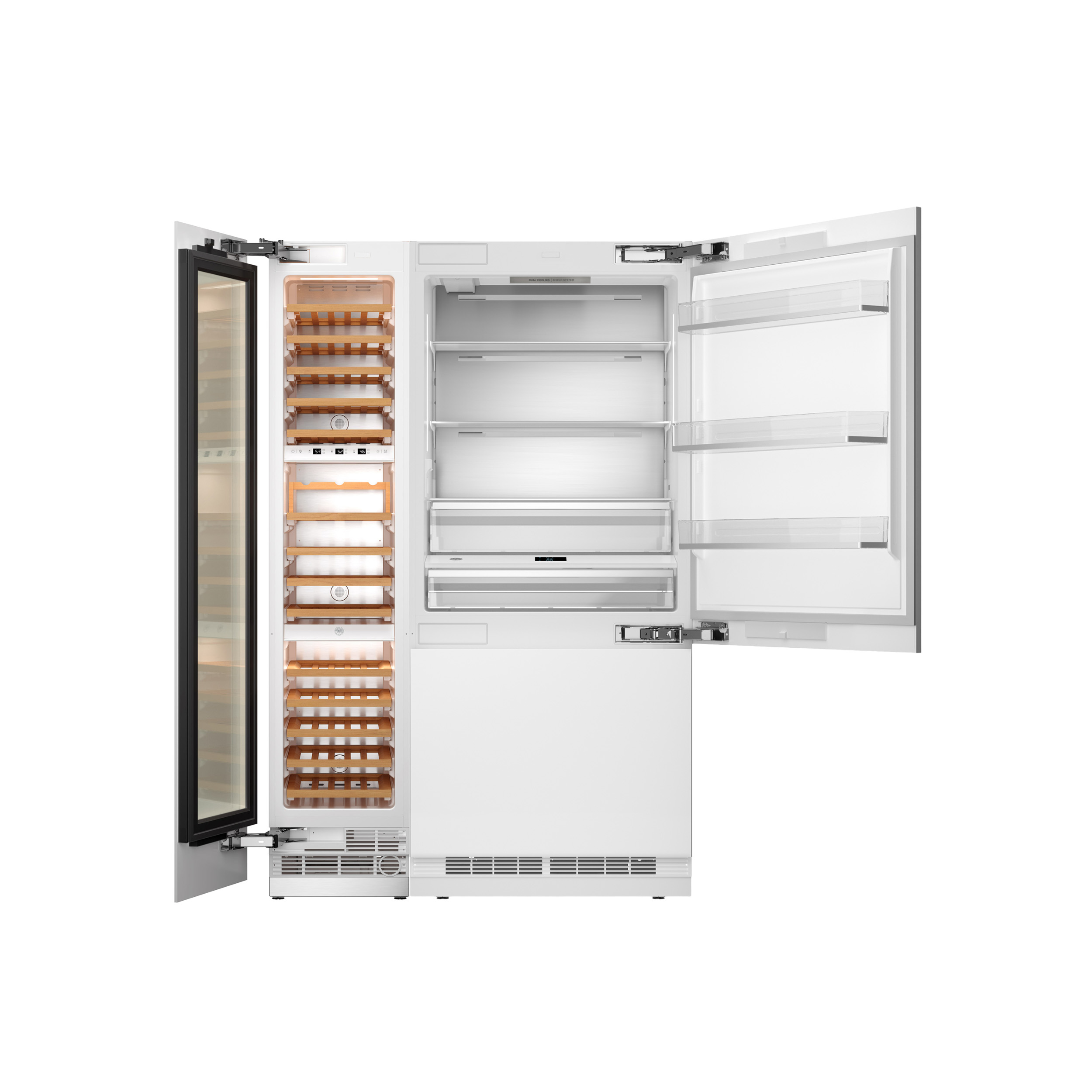 ΨΥΓΕΙΟΚΑΤΑΨΥΚΤΗΣ BERTAZZONI RWBM4590S5FPNS | ΕΝΤΟΙΧΙΖΟΜΕΝΟΣ ΨΥΓ/ΚΤΗΣ + ΚΕΛΑΡΙ ΚΡΑΣΙΩΝ| PREMIUM SLOT-IN